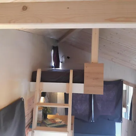 Tiny Haus Blanker Hans Auf Dem Strandgut אתר קמפינג *